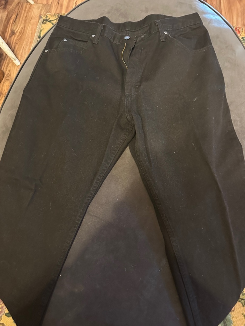 Wrangler Men's Straight Jeans - Black